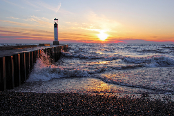 April Sunset, Grand Bend