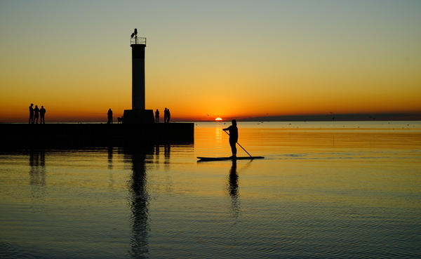 Autumn Paddle in Grand Bend