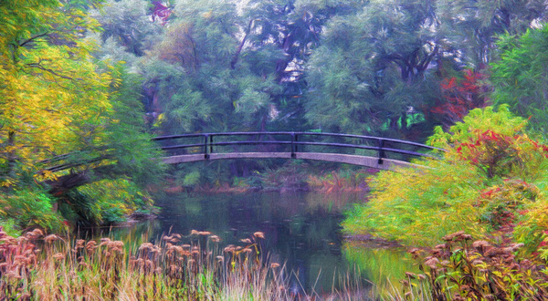 Monet Inspired Bridge  AP21