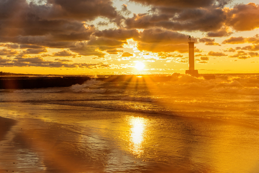 Golden Sunflare at Grand Bend