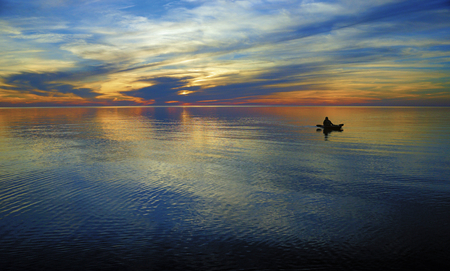 Kayak at Sunset