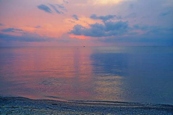 Pink and Blue Sky