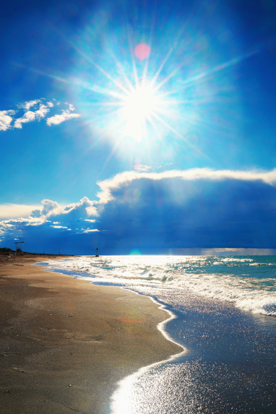 Sunburst at Grand Bend Beach