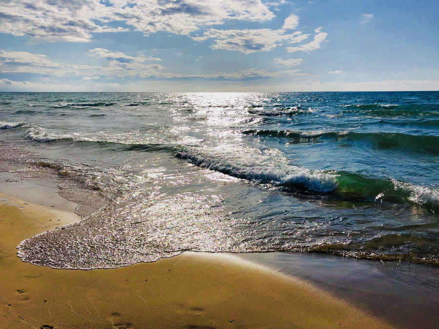 Waves of Blue