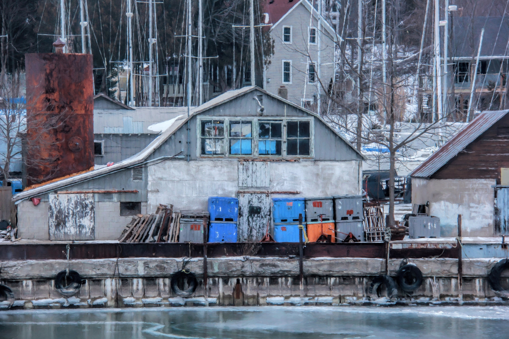 Fishing Shacks, Bayfield