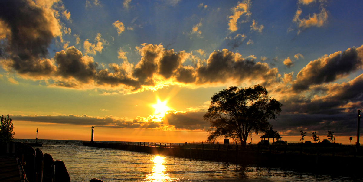 Sunset Over the Pier