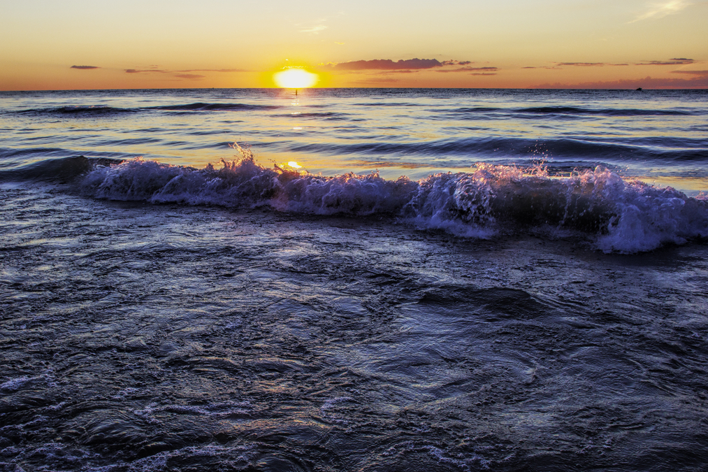 Lake Huron Sunset Splash SS44